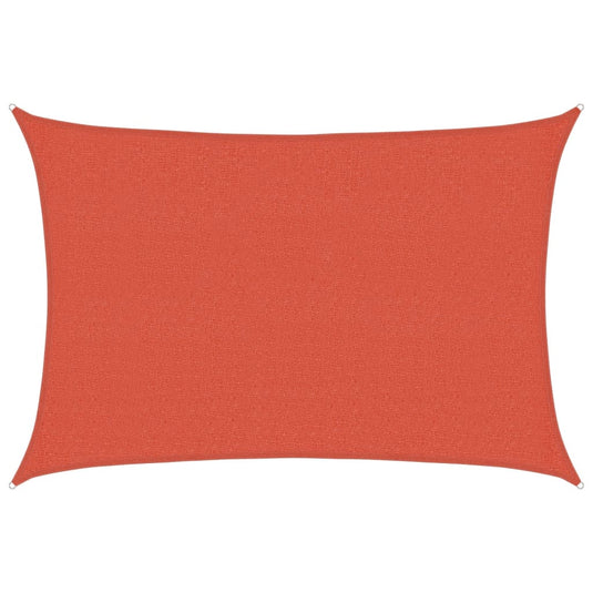 Vidaxl zonnezeil 160 g m² 2,5x3,5 m hdpe terracottakleurig