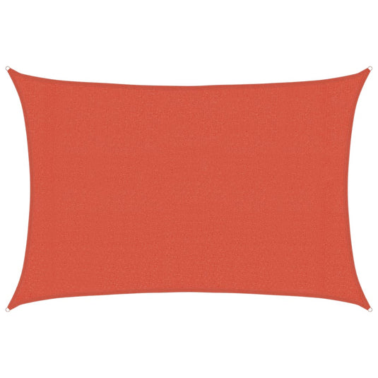 Vidaxl zonnezeil 160 g m² 3x4,5 m hdpe terracottakleurig