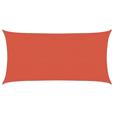 Vidaxl zonnezeil 160 g m² 3x6 m hdpe terracottakleurig
