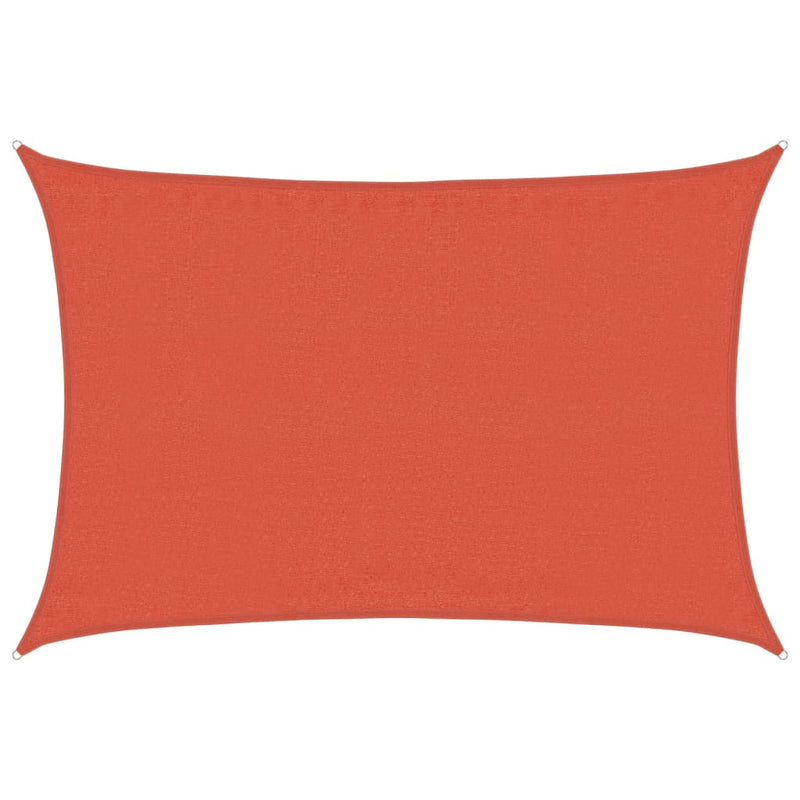 Load image into Gallery viewer, Vidaxl zonnezeil 160 g m² rechthoekig 3,5x4,5 m hdpe terracottakleurig
