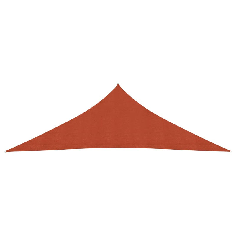 Load image into Gallery viewer, VidaXL Zonnezeil 160 g m² 2,5x2,5x3,5 m HDPE terracottakleurig

