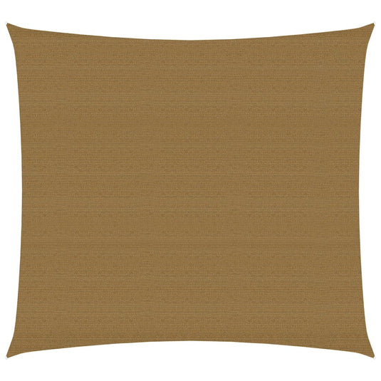 VidaXL Zonnezeil 160 g m² 3,6x3,6 m HDPE taupe