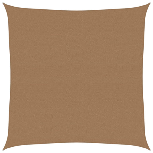 Vidaxl zonnezeil 160 g m² 4,5x4,5 m hdpe taupe