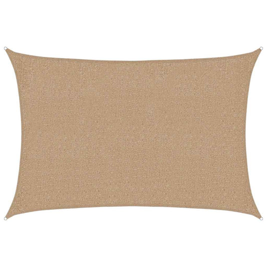 Vidaxl zonnezeil 160 g m² 2x2,5 m hdpe taupe