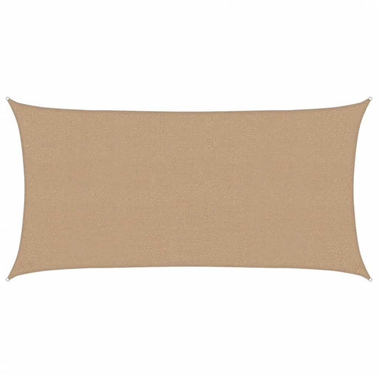 Vidaxl zonnezeil 160 g m² 2x3,5 m hdpe taupe