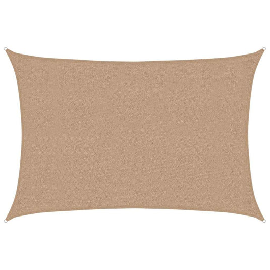 Vidaxl zonnezeil 160 g m² 2,5x4 m hdpe taupe