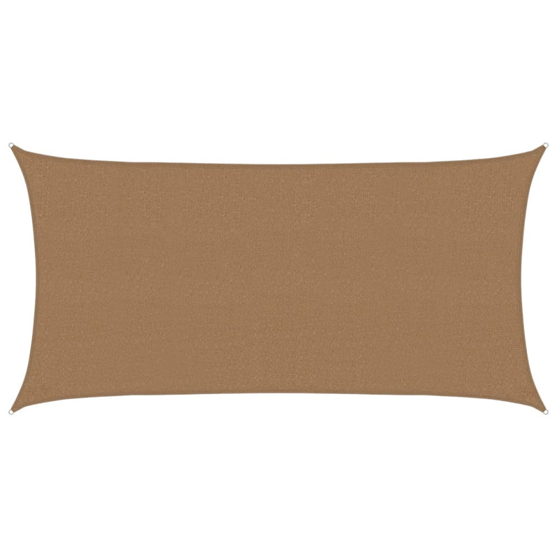Load image into Gallery viewer, Vidaxl zonnezeil 160 g m² 2,5x5 m hdpe taupe
