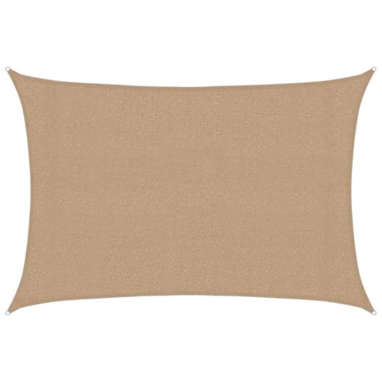VidaXL Zonnezeil 160 g m² 3x4 m HDPE taupe