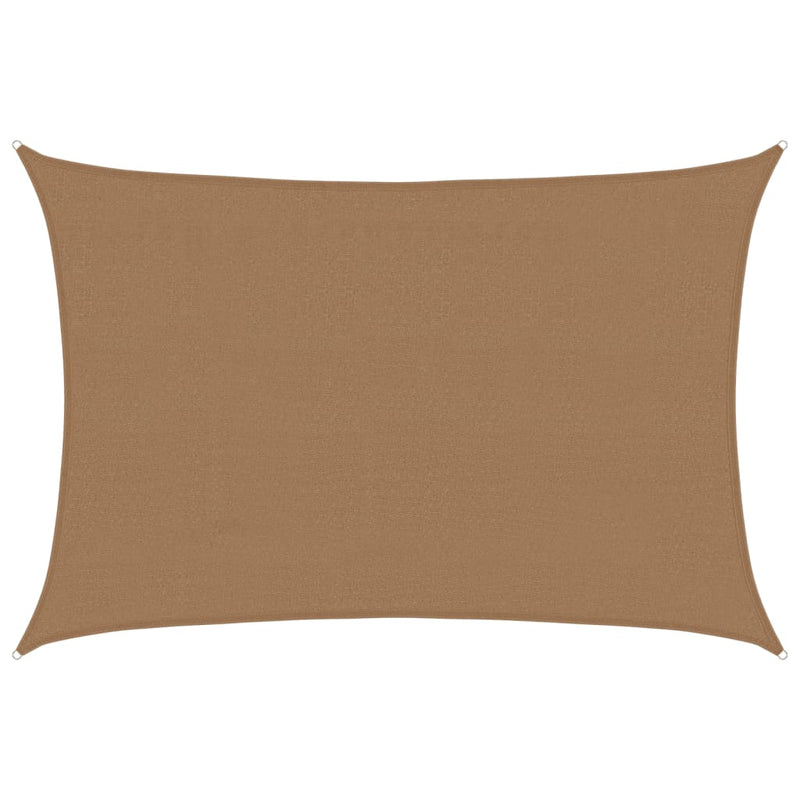 Load image into Gallery viewer, VidaXL Zonnezeil 160 g m² 4x5 m HDPE taupe
