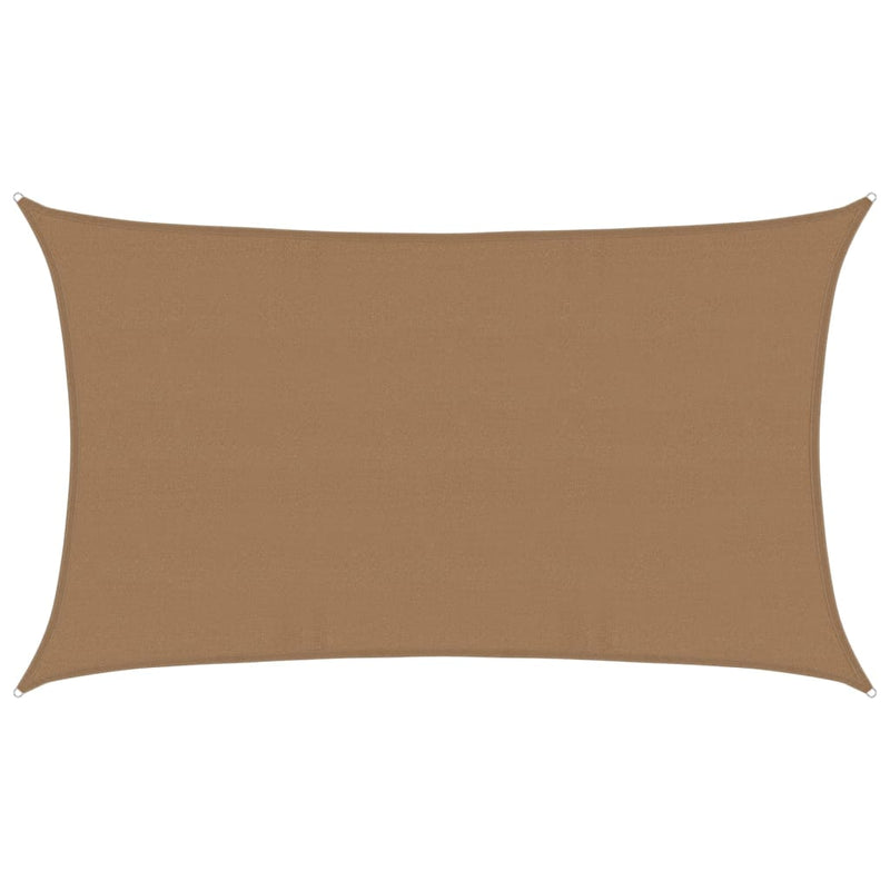 Load image into Gallery viewer, VidaXL Zonnezeil 160 g m² 5x8 m HDPE taupe
