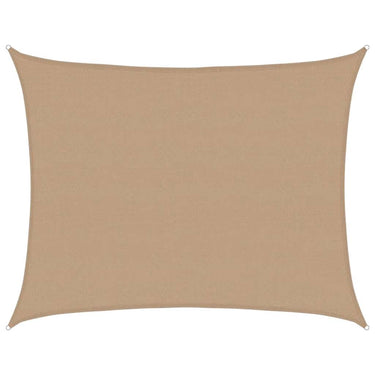 Vidaxl zonnezeil 160 g m² 6x7 m hdpe taupe