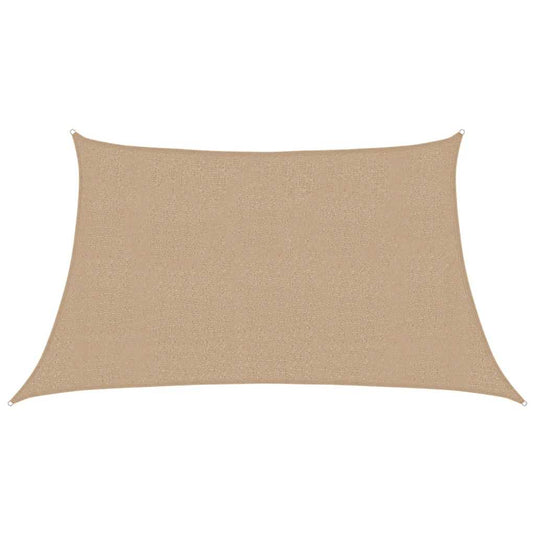 Vidaxl zonnezeil 160 g m² 3 4x2 m hdpe taupe
