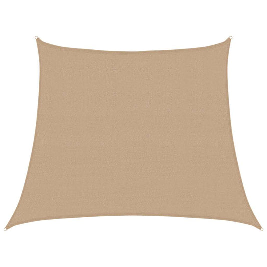 Vidaxl zonnezeil 160 g m² 3 4x3 m hdpe taupe