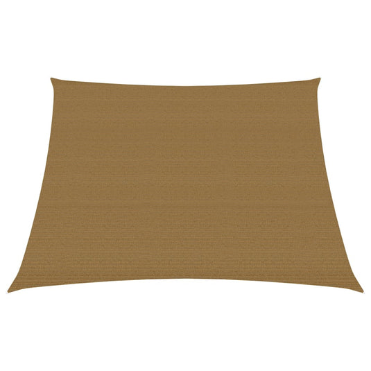 VidaXL Zonnezeil 160 g m² 4 5x3 m HDPE taupe
