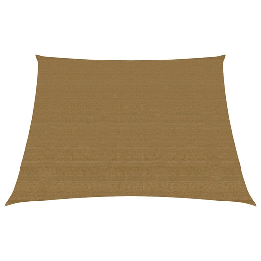 VidaXL Zonnezeil 160 g m² 4 5x4 m HDPE taupe