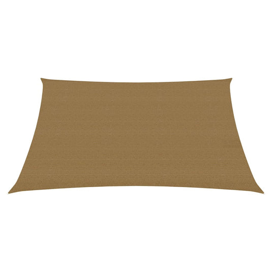 VidaXL Zonnezeil 160 g m² 4 5x4 m HDPE taupe