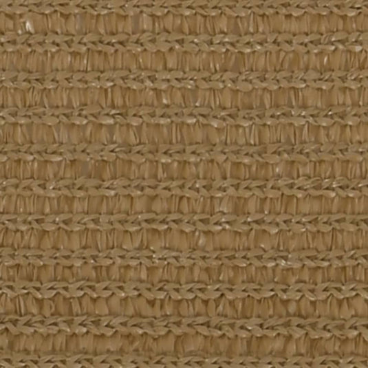 VidaXL Zonnezeil 160 g m² 4 5x4 m HDPE taupe