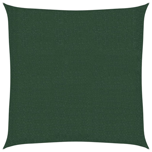 Vidaxl zonnezeil 160 g m² 2x2 m hdpe donkergroen