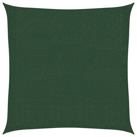 Vidaxl zonnezeil 160 g m² 2,5x2,5 m hdpe donkergroen