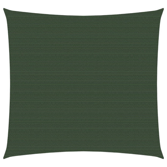 VidaXL Zonnezeil 160 g m² 5x5 m HDPE donkergroen