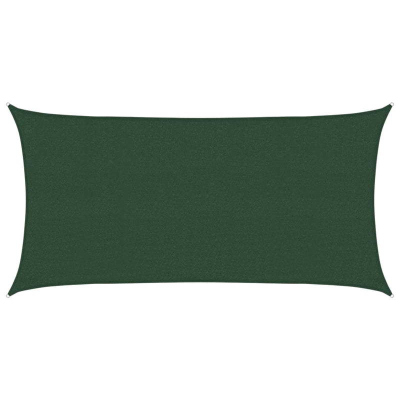 Load image into Gallery viewer, VidaXL Zonnezeil 160 g m² 2x4 m HDPE donkergroen

