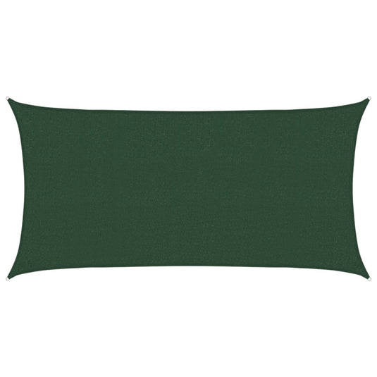 VidaXL Zonnezeil 160 g m² 2x4 m HDPE donkergroen