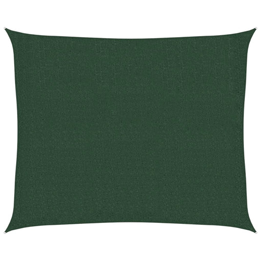 Vidaxl zonnezeil 160 g m² 2,5x3 m hdpe donkergroen