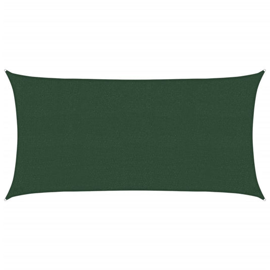 Vidaxl zonnezeil 160 g m² 2,5x4,5 m hdpe donkergroen