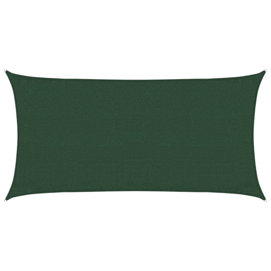 Vidaxl zonnezeil 160 g m² 3x6 m hdpe donkergroen