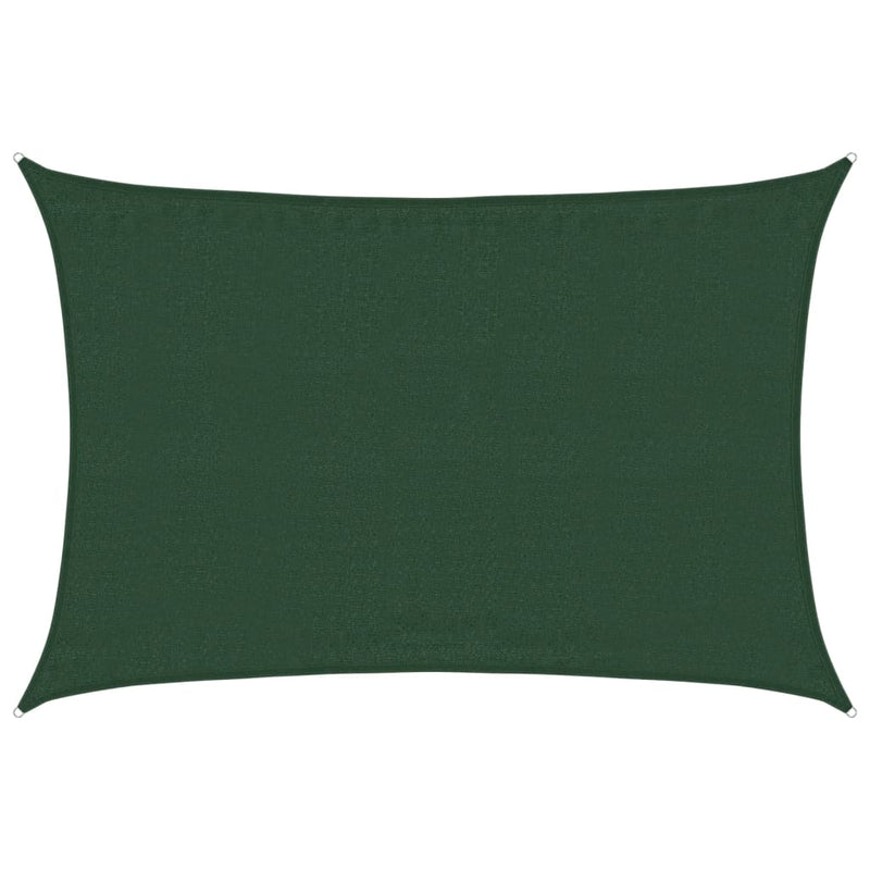 Load image into Gallery viewer, Vidaxl zonnezeil 160 g m² 3,5x5 m hdpe donkergroen
