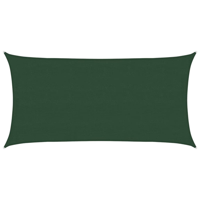 Load image into Gallery viewer, Vidaxl zonnezeil 160 g m² 4x7 m hdpe donkergroen
