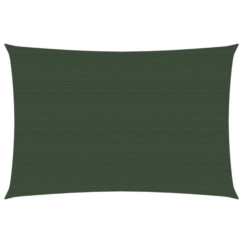 Load image into Gallery viewer, VidaXL Zonnezeil 160 g m² 5x6 m HDPE donkergroen
