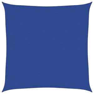 Vidaxl zonnezeil 160 g m² vierkant 5x5 m hdpe blauw