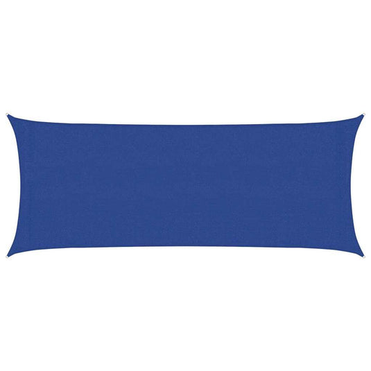 Vidaxl zonnezeil 160 g m² 2x5 m hdpe blauw