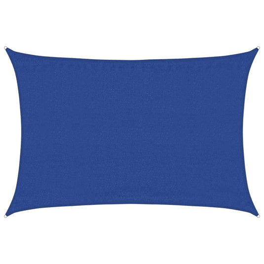 Vidaxl zonnezeil 160 g m² rechthoekig 3,5x5 m hdpe blauw