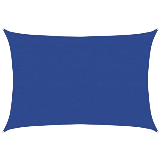 Vidaxl zonnezeil 160 g m² rechthoekig 4x6 m hdpe blauw