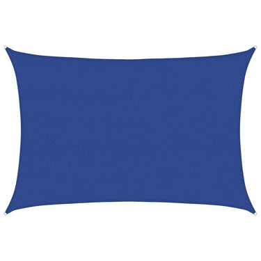 Vidaxl zonnezeil 160 g m² rechthoekig 5x6 m hdpe blauw
