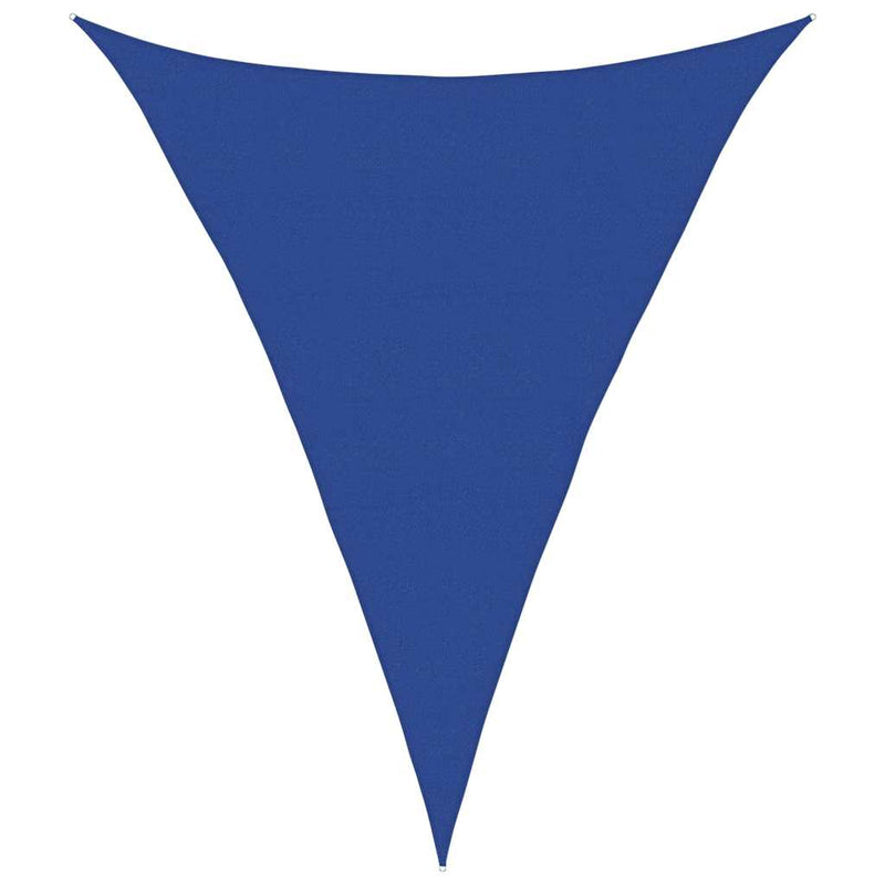 Load image into Gallery viewer, Vidaxl zonnezeil 160 g m² driehoekig 5x6x6 m hdpe blauw
