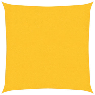 Vidaxl zonnezeil 160 g m² 2,5x2,5 m hdpe geel