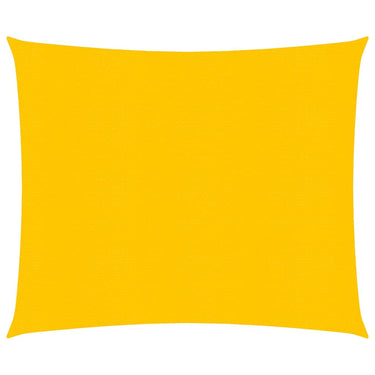 Vidaxl zonnezeil 160 g m² vierkant 5x5 m hdpe geel
