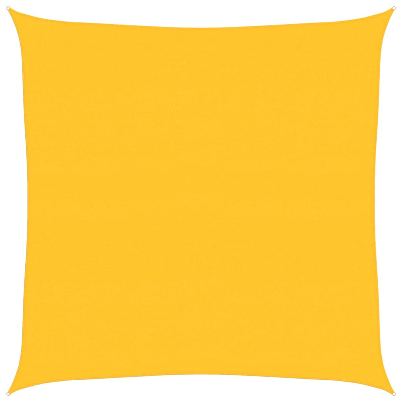 Afbeelding laden in galerijviewer, Vidaxl zonnezeil 160 g m² vierkant 7x7 m hdpe geel
