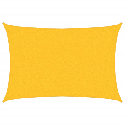 Vidaxl zonnezeil 160 g m² rechthoekig 2x3 m hdpe geel