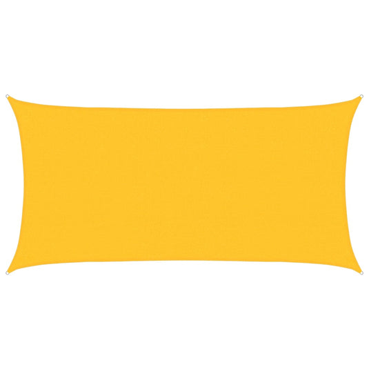 Vidaxl zonnezeil 160 g m² rechthoekig 2x3,5 m hdpe geel