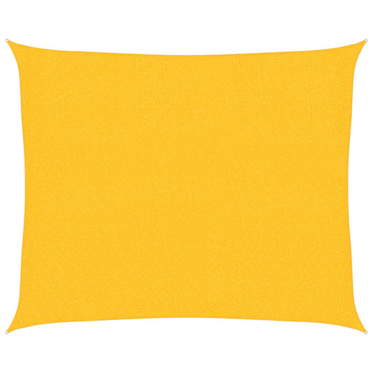 Vidaxl zonnezeil 160 g m² 2,5x3 m hdpe geel