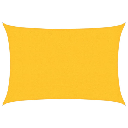Vidaxl zonnezeil 160 g m² 2,5x3,5 m hdpe geel