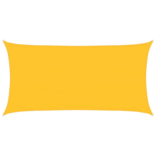 Vidaxl zonnezeil 160 g m² 3x6 m hdpe geel