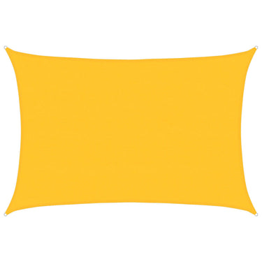 Vidaxl zonnezeil 160 g m² rechthoekig 5x6 m hdpe geel