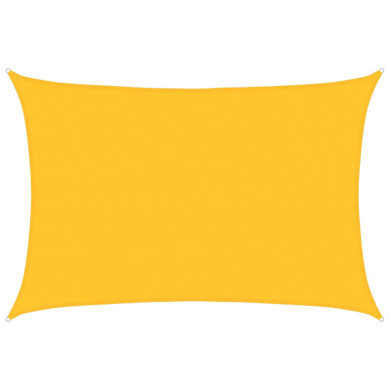 Load image into Gallery viewer, Vidaxl zonnezeil 160 g m² rechthoekig 5x7 m hdpe geel
