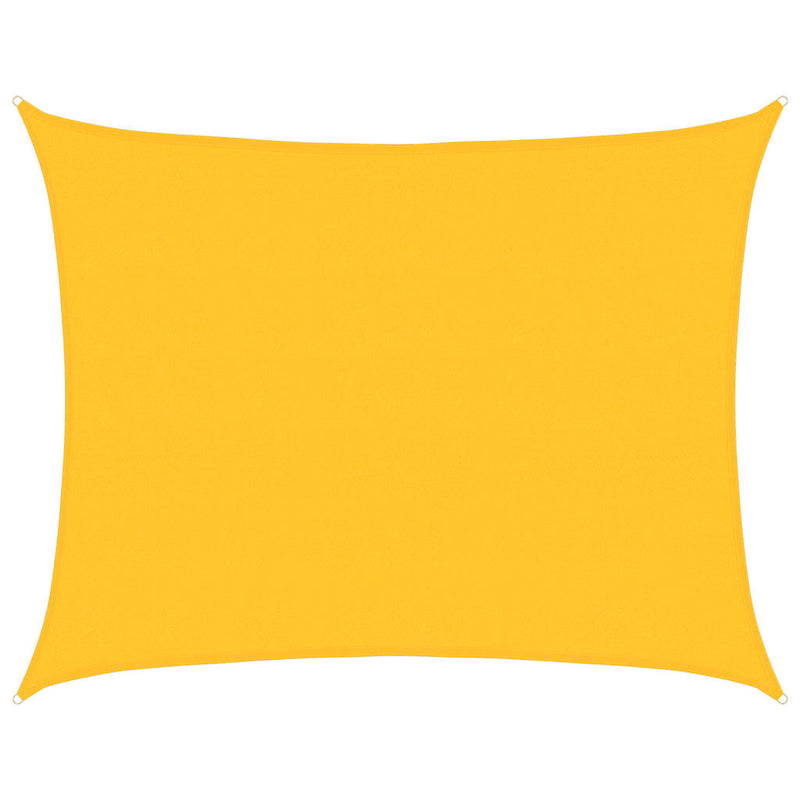 Afbeelding laden in galerijviewer, Vidaxl zonnezeil 160 g m² rechthoekig 6x7 m hdpe geel
