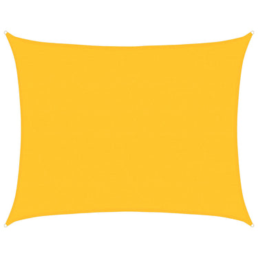 Vidaxl zonnezeil 160 g m² rechthoekig 6x7 m hdpe geel